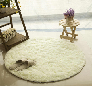 Fluffy Round Rug Carpets