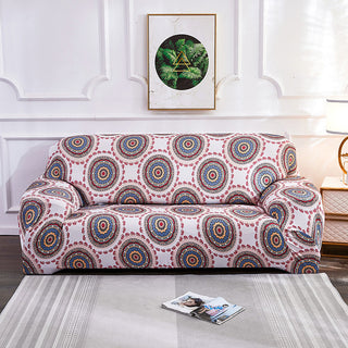 Bohemian style stretch all-inclusive sofa cover