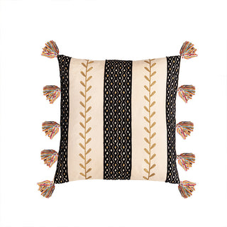 Moroccan Color Fringed Pillowcase