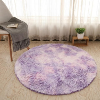 Fluffy Round Rug Carpets